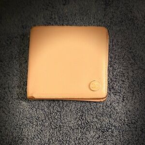 Vintage Chanel Pink/Gold Cavalier Leather Bifold Wallet